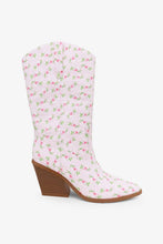 Load image into Gallery viewer, DAYLA - [Open Sizing] Chic Floral Print Western Boots 