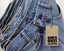 Load image into Gallery viewer, High-Rise Upcycled Denim Cutoff Shorts - Original