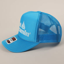 Load image into Gallery viewer, Boat Dreamin' Text Logo Printed Mesh Back Cap