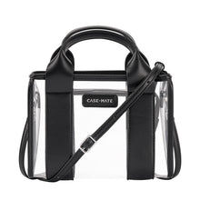 Load image into Gallery viewer, Clear Jelly Stadium Bag with Bow – Crossbody Purse