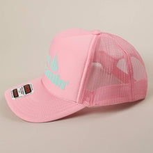 Load image into Gallery viewer, Boat Dreamin' Text Logo Printed Mesh Back Cap