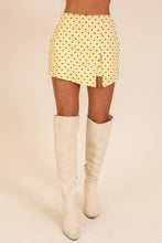 Load image into Gallery viewer, Polka Dot Front Slit Skort