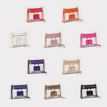 Load image into Gallery viewer, Clear Gameday Crossbody Bag With Sunglasses Holder