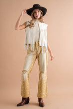 Load image into Gallery viewer, Faux Leather Fringe Braided Yoke Crop Waist Vest