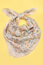 Load image into Gallery viewer, Floral Flower Silk Finish Bandana Scarf