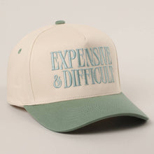 Load image into Gallery viewer, EXPENSIVE and DIFFICULT Embroidered Trucker Hat
